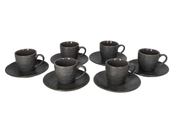  Expresso Cups &amp; Saucer 12pcs 100ml   - default