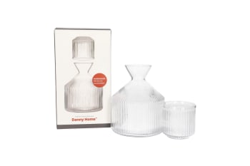 Glass Carafe &amp; Tumbler Set 2pcs - default
