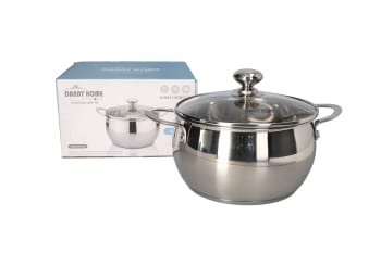 Casserole Pot &amp; Glass Lid 3.4L