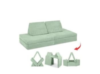Green Compressed Modular Sofa Bed 150cm - default