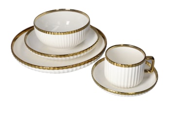 Golden Rim Cereal Bowl 15cm - default