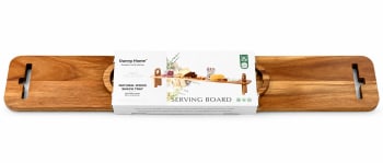 Acacia Wooden Raised Snack Tray 95.5cm - default
