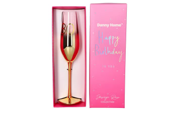 30th Birthday Champagne Glass - default