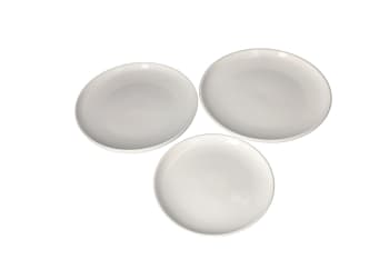 White Ceramic Side Plate 21.2cm