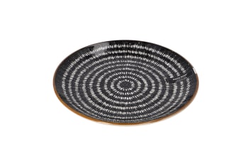 Striped Ceramic Side Plate 21.3cm - default