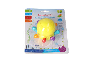 Octopus Dumbbell Squeaky Toy 8cm
