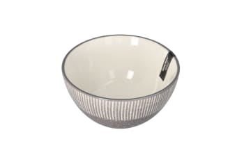 Grey &amp; White Cereal Bowl 16cm