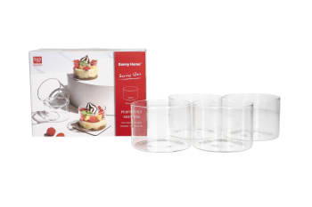 Dessert Serving Glass Cups 4pcs 200ml