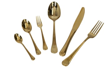 Gold Dessert Spoon 6pcs 11.9cm - default