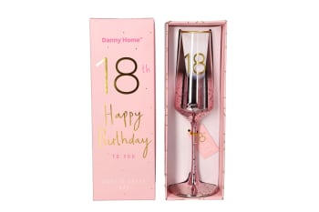 18th Birthday Champagne Glass - default