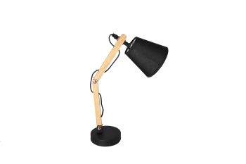  Wooden Desktop Lamp 37cm - default