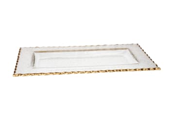 Rectangle Glass Serving Platter 38.5cm