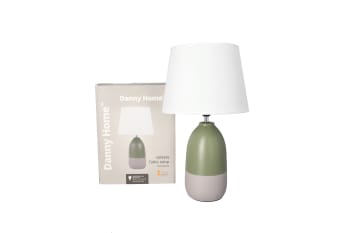 Green, White &amp; Grey Table Lamp 45.5cm - default