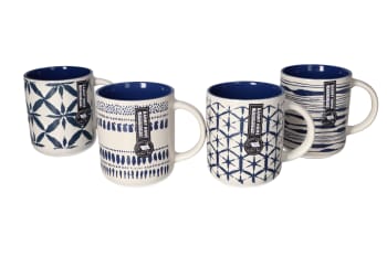 Geometric Mugs Set 4pcs 12.5cm - default