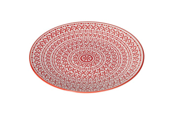 Bohemian Ceramic Dinner Plate 26.6cm 