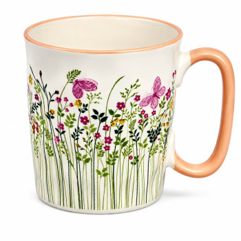 450ml Floral Ceramic Mug