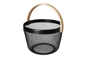 Mesh Stainless Steel Storage Basket 26cm