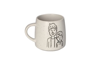 Grey Speckled Coffee Mug 400ml 