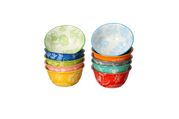 Mixed Colour Dessert Bowl 10pcs  - default