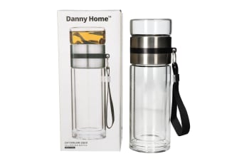 Glass Tea Infuser Bottle 300ml 