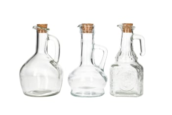 Glass Oil &amp; Vinegar Bottle 400ml - default