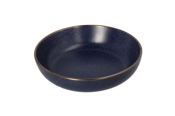 Speckled Blue Deep Plate 19cm