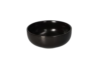  Black Glazed Cereal Bowl 15cm