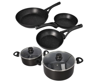 Black Non-Stick Casserole 26cm - default