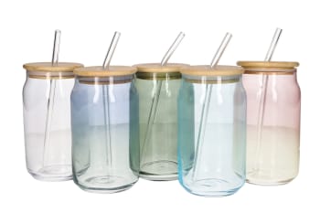 Cola Drinking Glass Cup 4pcs 480ml  - default