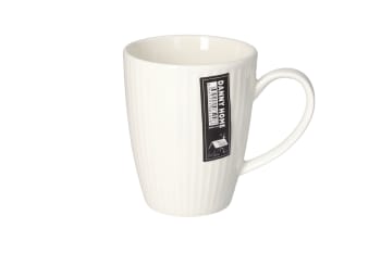 White Ceramic Tea Mug 12cm - default