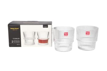 Set of 2 Tumbler Cocktail Glasses 333ml - default