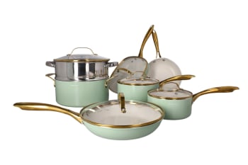  Cookware Pots Set with Lids 12pcs