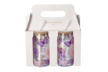 Cola Drinking Glass Cup 2pcs 500ml - default