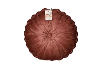 Decorative Round Velvet Cushion 40cm - default