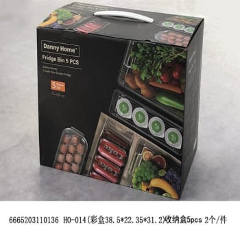 Fridge Storage Bins 5Pcs  - default