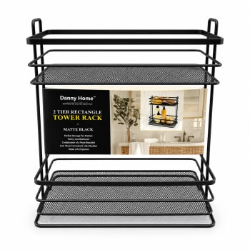 Metal 2-Tier Tower Rack 30.2cm - default