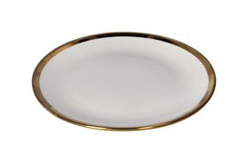 Golden Rim Platter Plate 30cm
