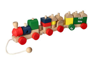 Wooden Stacking Train Toy 