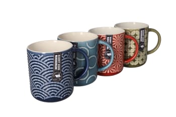 Tribal Tea Mug 4pcs 12.5cm - default