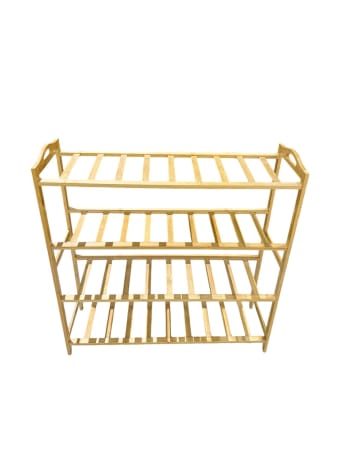 4 Tier Bamboo Shoe Rack 67.9cm - default