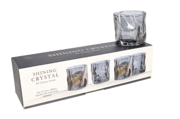 Twisted Double Whiskey Glasses 280ml 4Pcs - default