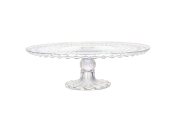  Glass Cake Stand 27cm