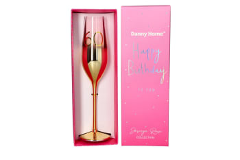 60th Birthday Champagne Glass - default