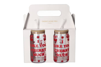 Cola Drinking Glass Cup 2pcs 500ml - default