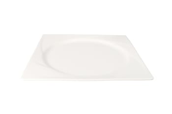 White Wave Dinner Plate 25cm