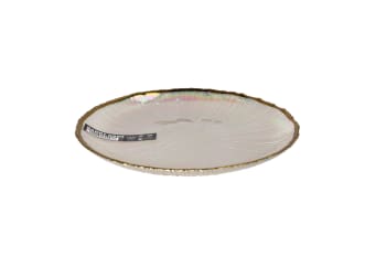 Pearl Striped Side Plate 8.5 Inch