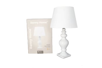 White Table Lamp 45.5cm