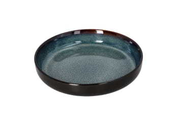 Glaze Ceramic Deep Plate 20cm