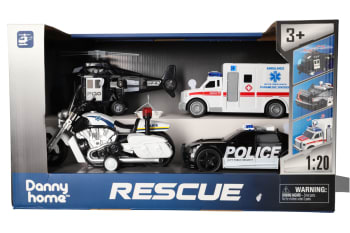 Police Emergency Rescue Set 6pcs - default