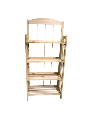 4 Tier Bamboo Storage Rack 51.5cm